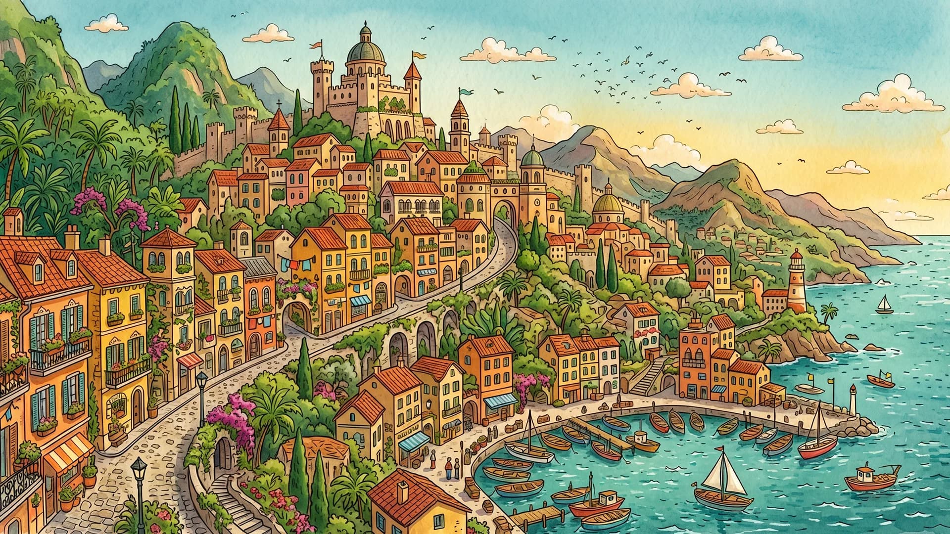 Ciudad ilustrada